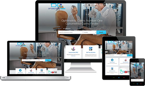 Optometrist Cairns displayed beautifully on multiple devices